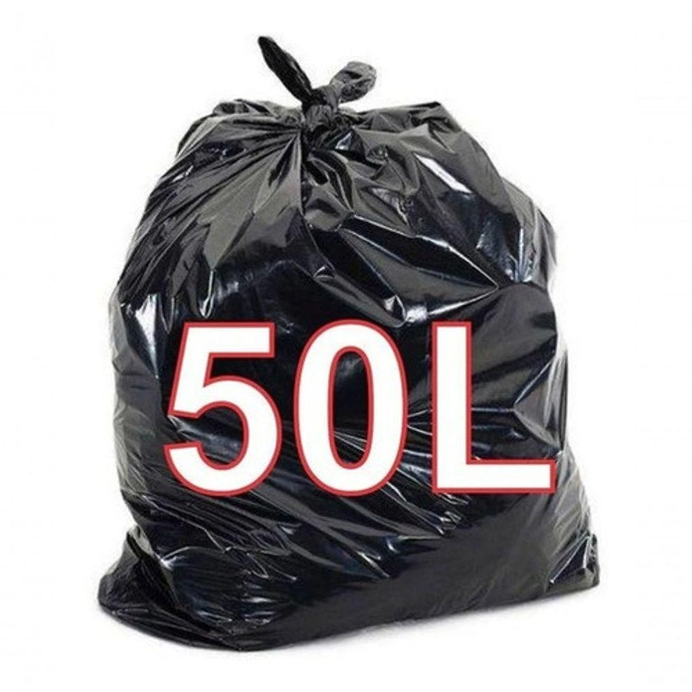 Saco para Lixo 50 Litros Super Reforçado Industrial para Uso Doméstico e Comercial Higipack