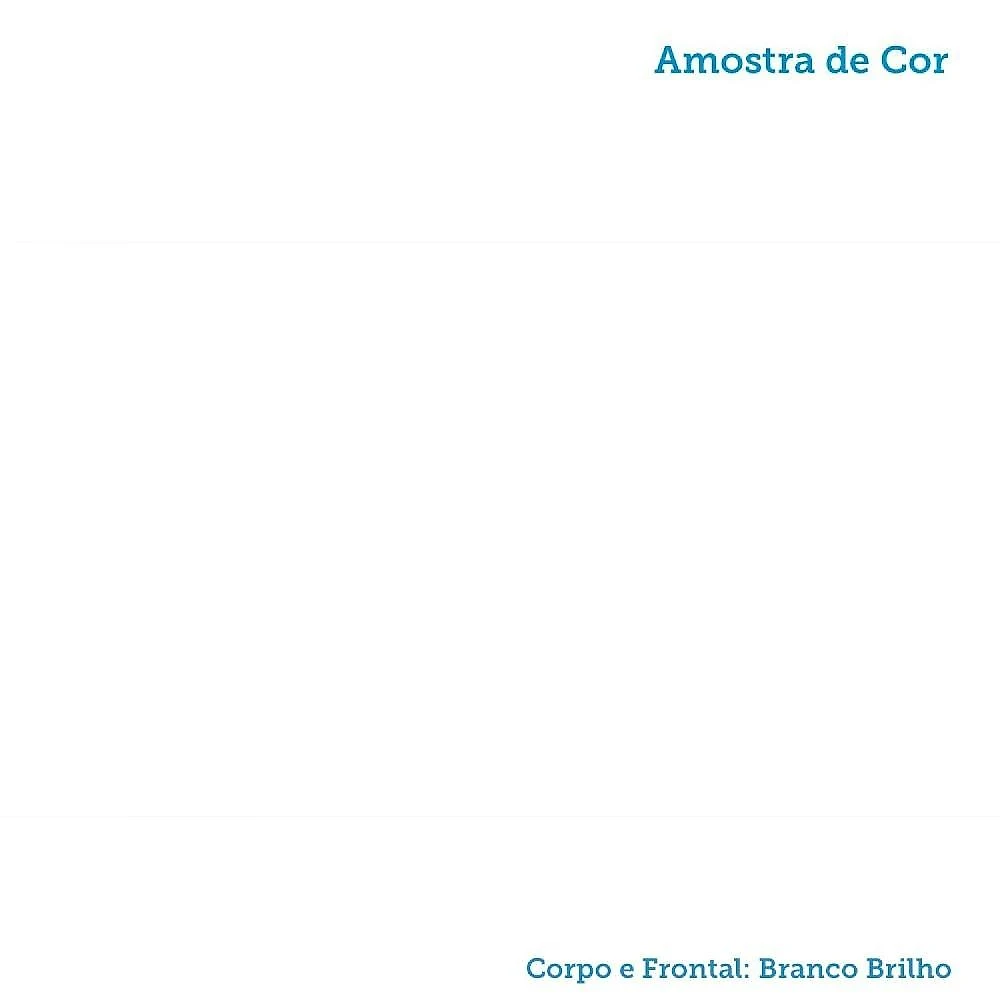 Quarto de Bebê Completo com Guarda Roupas 3 Portas Cômoda e Berço com Rodizio 100% Mdf Lana Espresso Branco Brilho