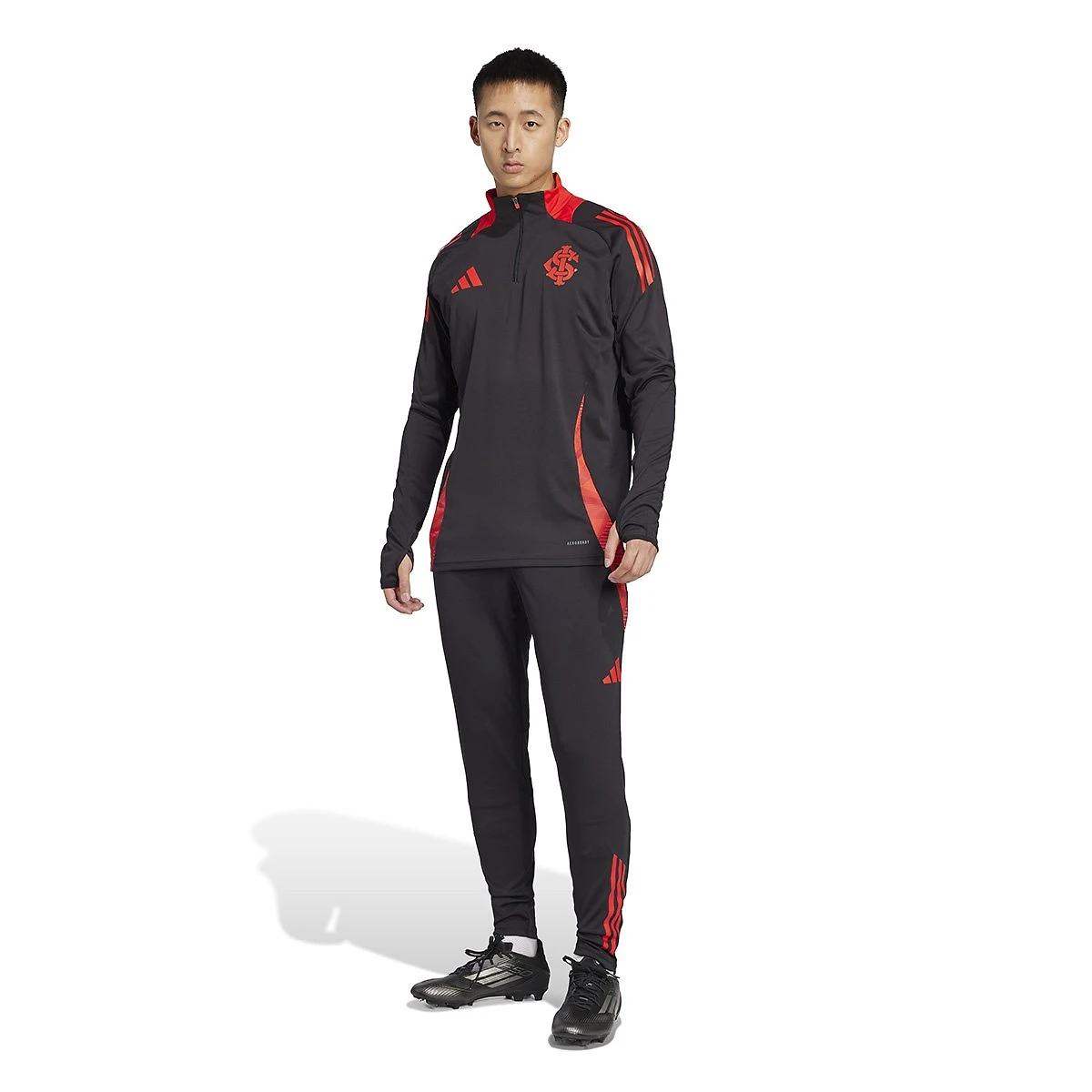 Miniatura Calça Internacional 25/26 Treino e Viagem Adidas Masculina Preto - EEGG