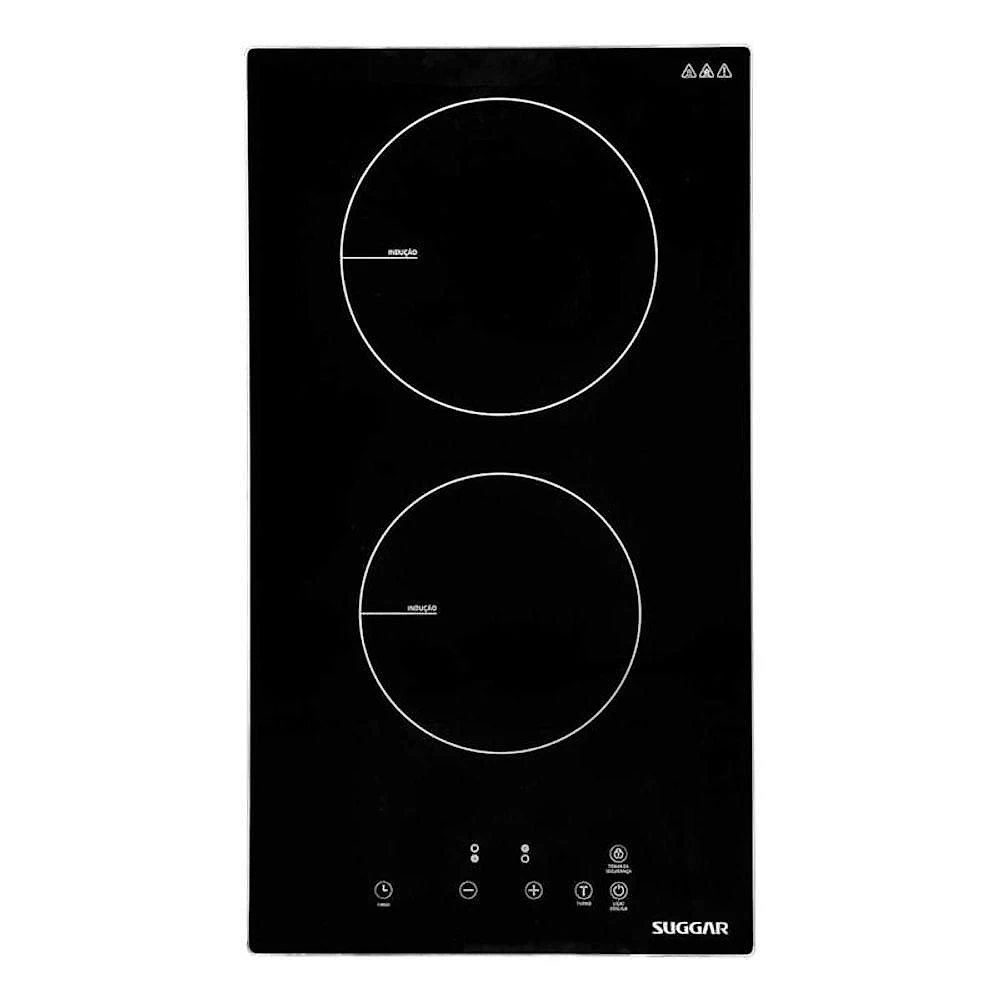 Cooktop De Indução 2 Zonas De Aquecimento Suggar 220V
