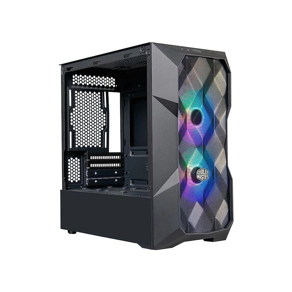 Gabinete Td300 Mesh - Mini Tower - Lateral De Vidro Temperado - Preto - Td300-kgnn-s00