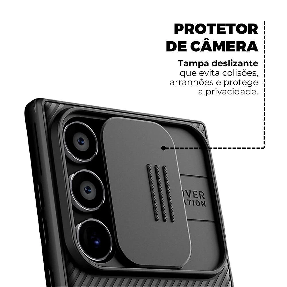 Capa Para Samsung Galaxy S25 Ultra - Cam Shield Pro Nillkin - Gshield