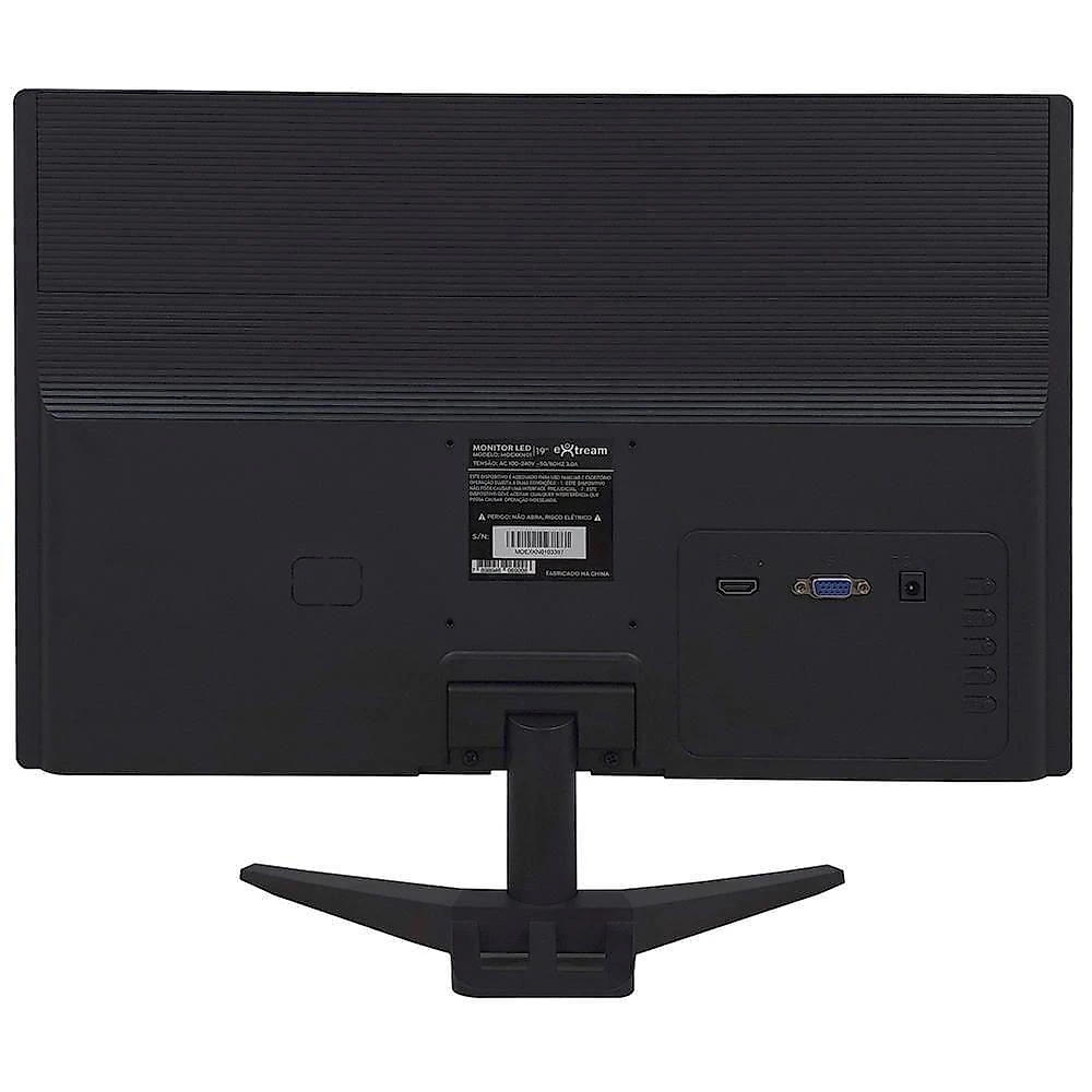 Monitor Extream Office MOEXKN01 19" Full HD VA 60Hz Preto LED Widescreen 5ms Bivolt