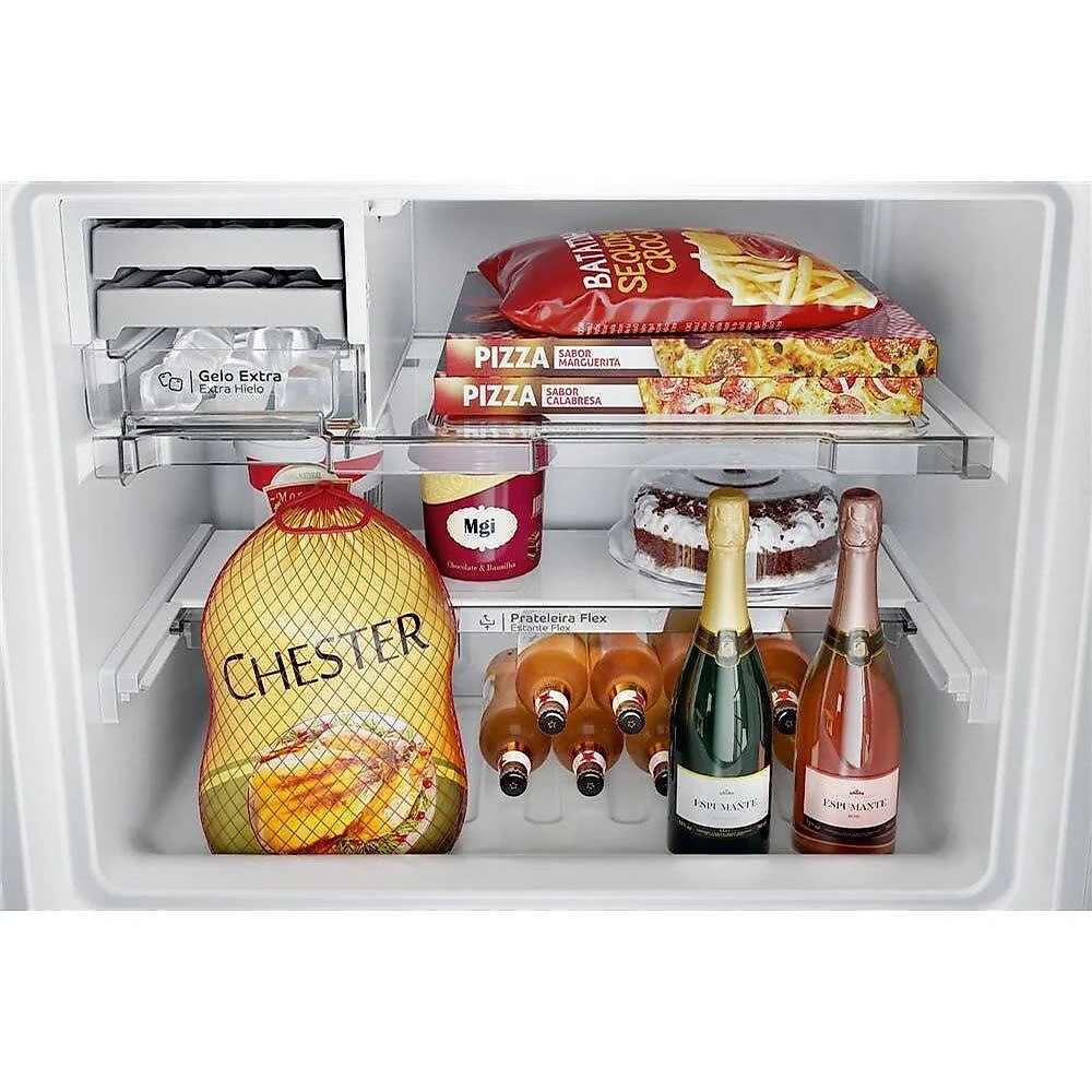 Geladeira Consul Frost Free Duplex, CRM56FB 451 Litros e Fogão 4 Bocas Consul CFO4NAB, Branco 220 Volts