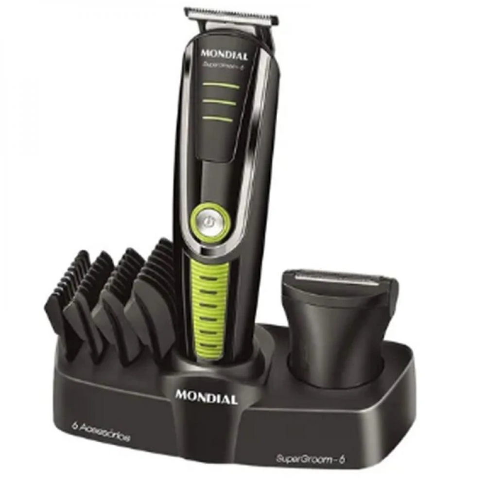Máquina Corta Cabelo Mondial Super Groom Para Salão