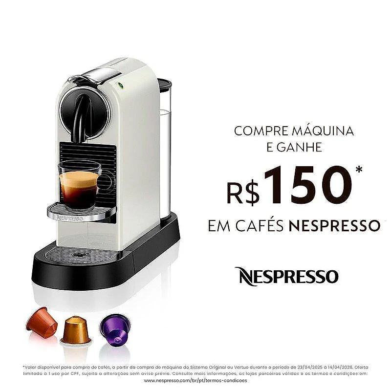 Cafeteira Nespresso Citiz 1 L 127V 1260 W Cafeteira Elétrica Nespresso Citiz