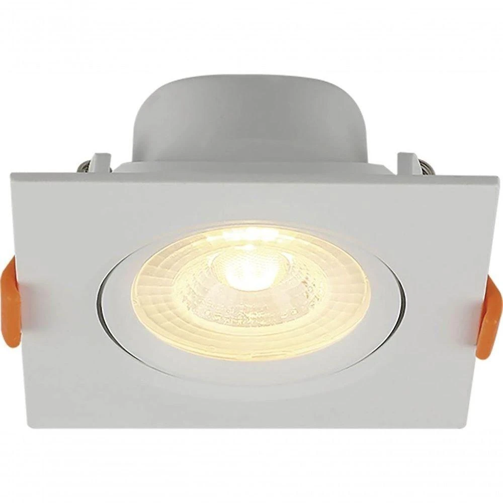 Spot LED Embutir Quadrado 8W Bivolt Branco Blumenau Iluminação