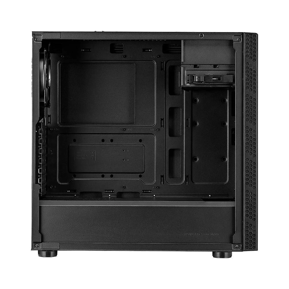 Gabinete para Computador Masterbox MB600L V2 Mid Tower Mini ITX com Lateral em Vidro Temperado e ODD