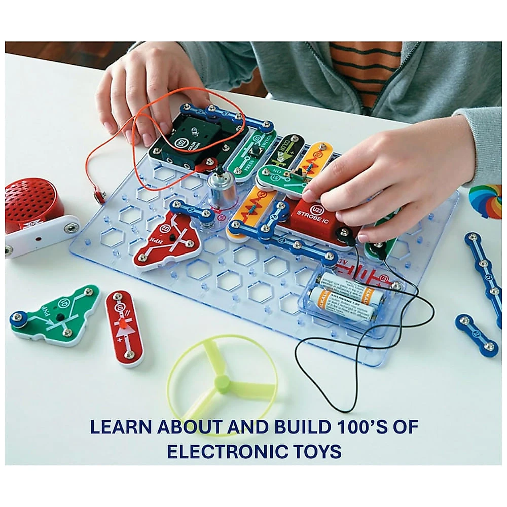Snap Circuits LIGHT – Kit Educacional de Eletrônica com Mais de 175 Projetos para Crianças a Partir de 8 Anos
