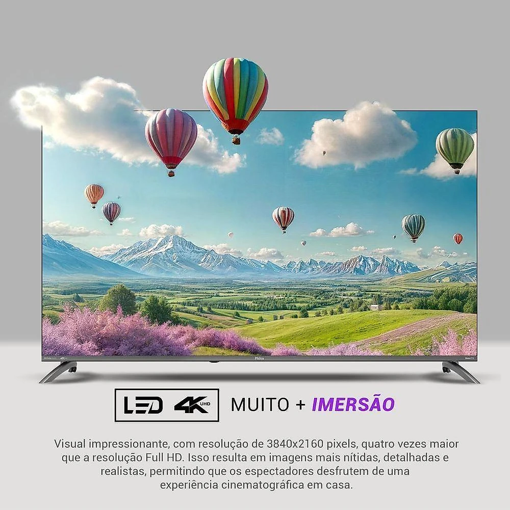 Smart Tv 55 Philco 4k Uhd Roku Tv Dolby Audio P55cra Bivolt