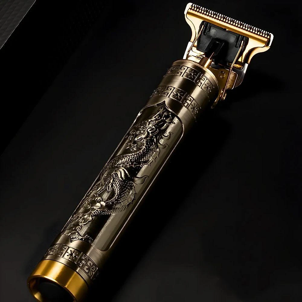 Máquina de Cortar Cabelo e Barba Utimix Profissional Lâmina Aço Inoxidável Recarregável sem Fio 5V