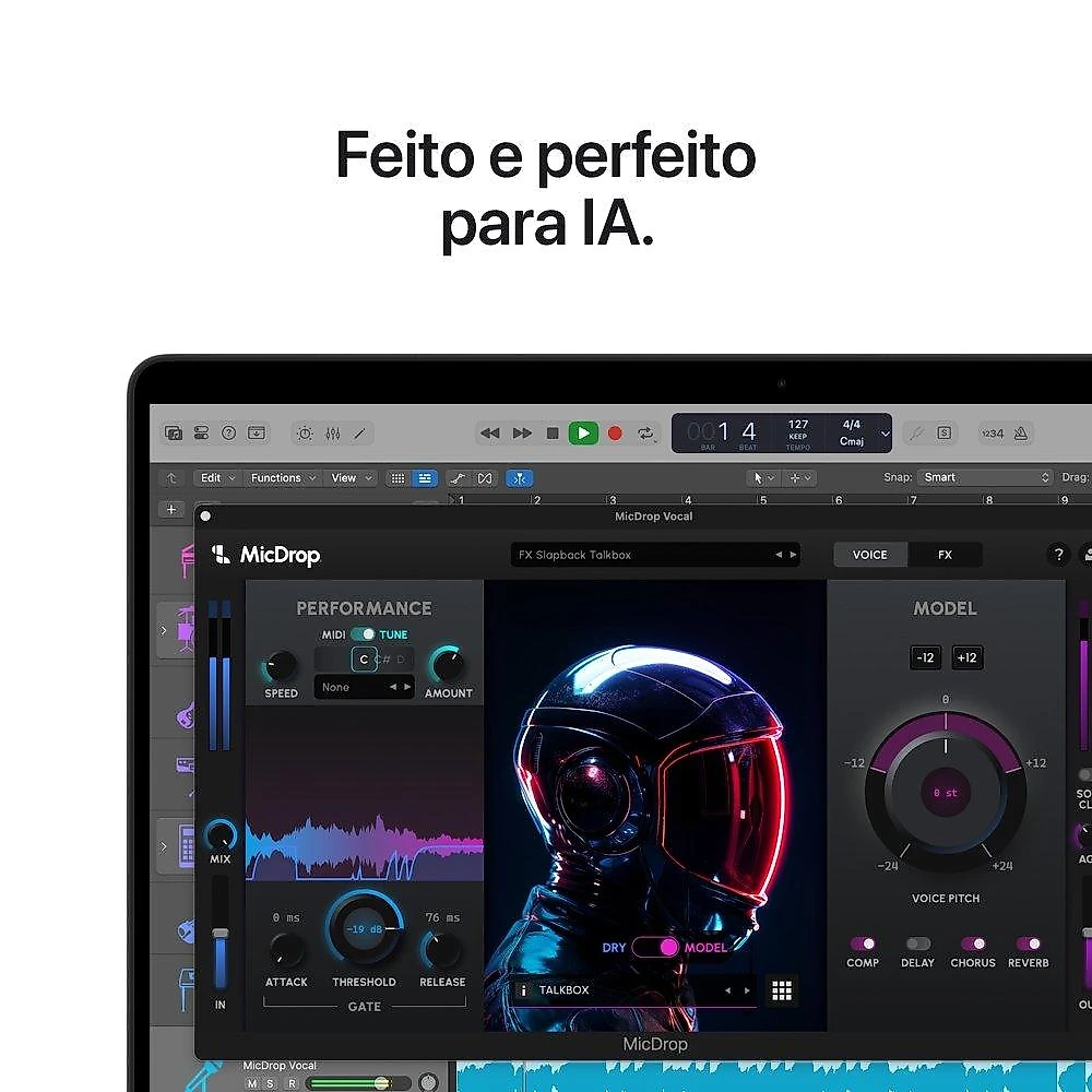 MacBook Pro de 14", M5, CPU de 10 núcleos, GPU de 10 núcleos, 24GB RAM, SSD 1TB, Preto-Espacial - MDE34BZ/A