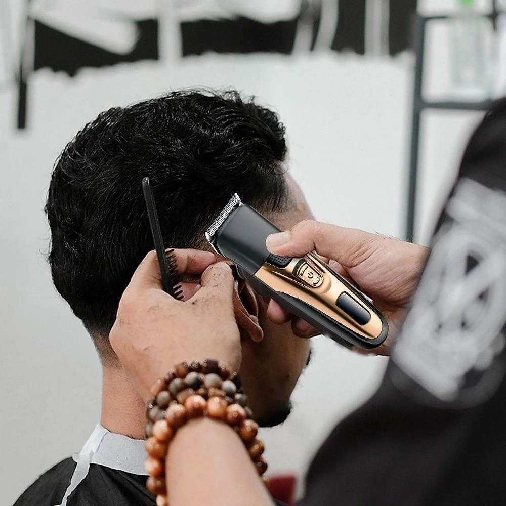 Barbeador Elétrico Aparador OEM 3 em 1 Corpo Barba Bigode Lâmina Aço Inoxidável Recarregável Bivolt