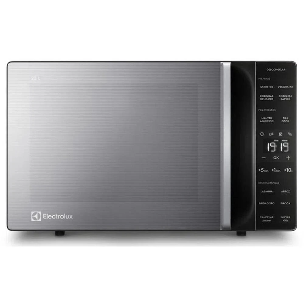 Micro-ondas Electrolux 23 Litros Efficient com Descongelamento Assistido ME23S Prata, 220 Volts