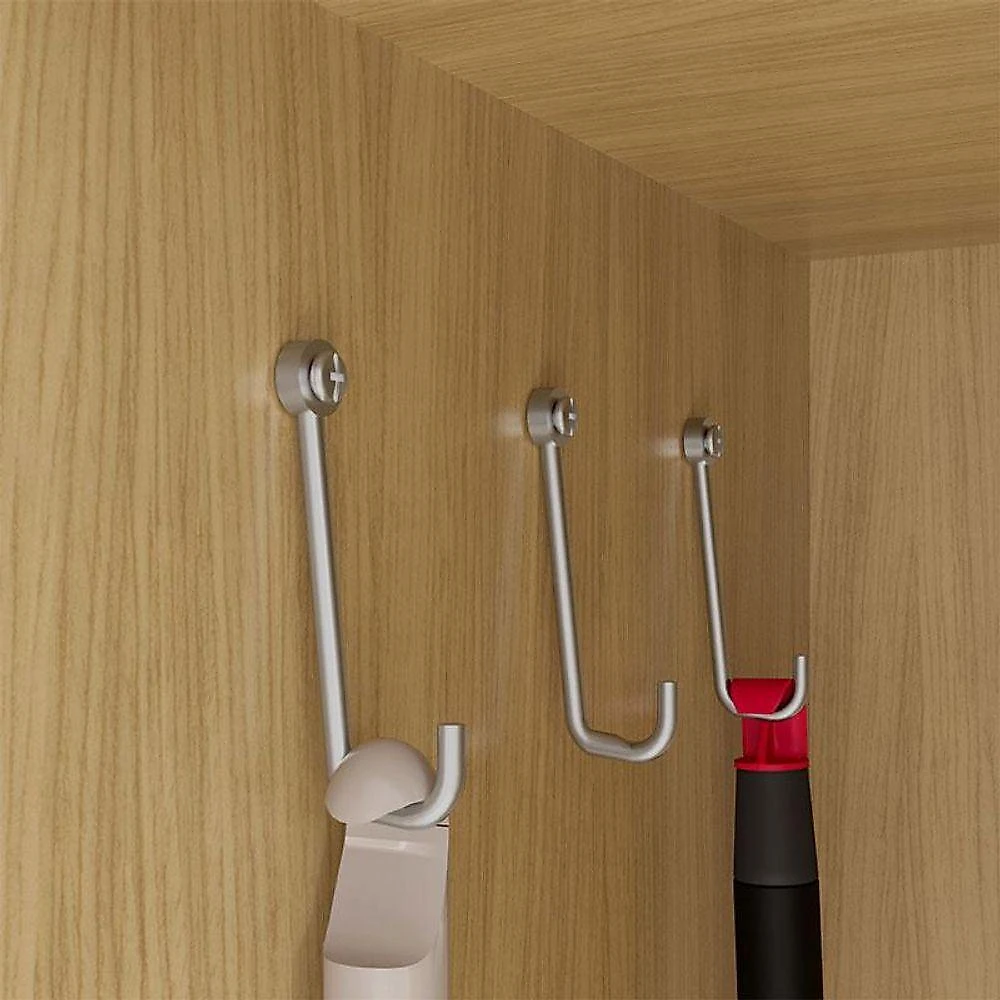 Armário Multiuso Ambiente Versatill 2 Portas Com Chave Carvalho Americano Off White - Incorplac
