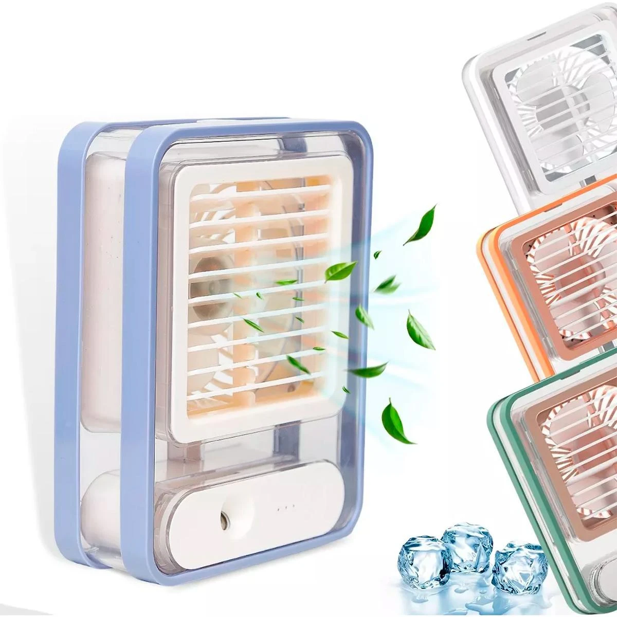 Mini Ventilador Névoa Água USB Portátil 3 Velocidades