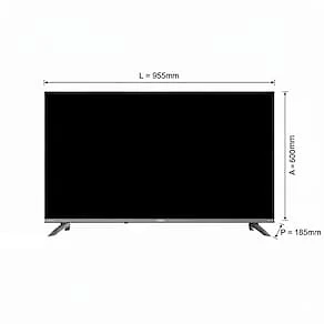 Smart TV 43" Full HD Philco P43CRA Roku TV HDR10 Dolby Audio