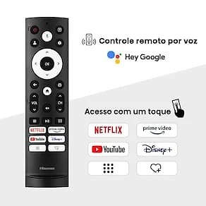 Miniatura Smart TV 75" UHD 4K QLED Hisense 75Q6N Google TV com HDR10+, Dolby Atmos, Modo Esporte, Modo Jogo Plus e Compatível com Alexa