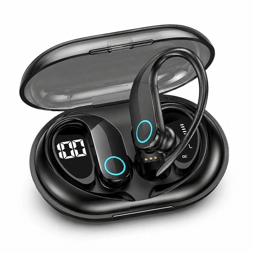 Fone de Ouvido Bluetooth MDM Arc para Atividade Física Resistente à Água com Bateria 4 Horas Preto