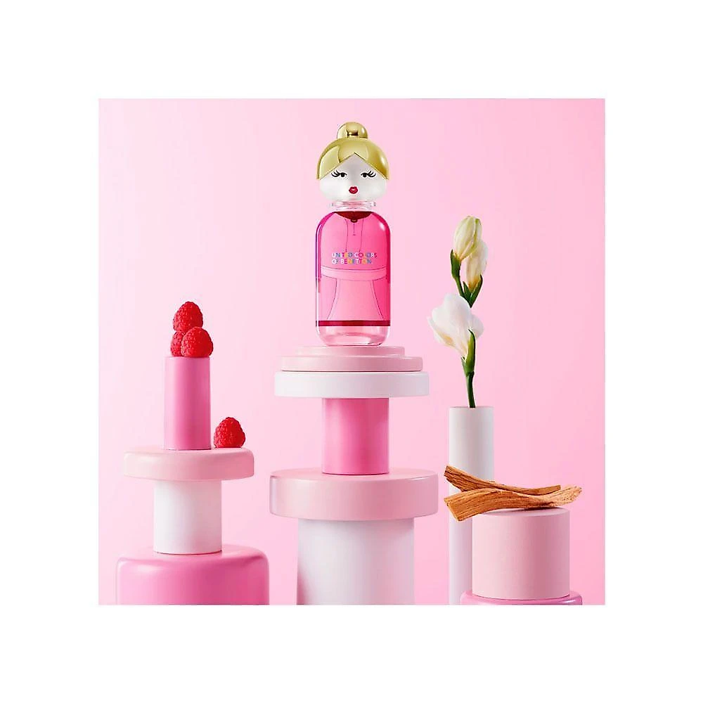 Benetton United Colors Sisterland Pink Raspeberry Eau De Toilette - Perfume Feminino 80ml 80ml