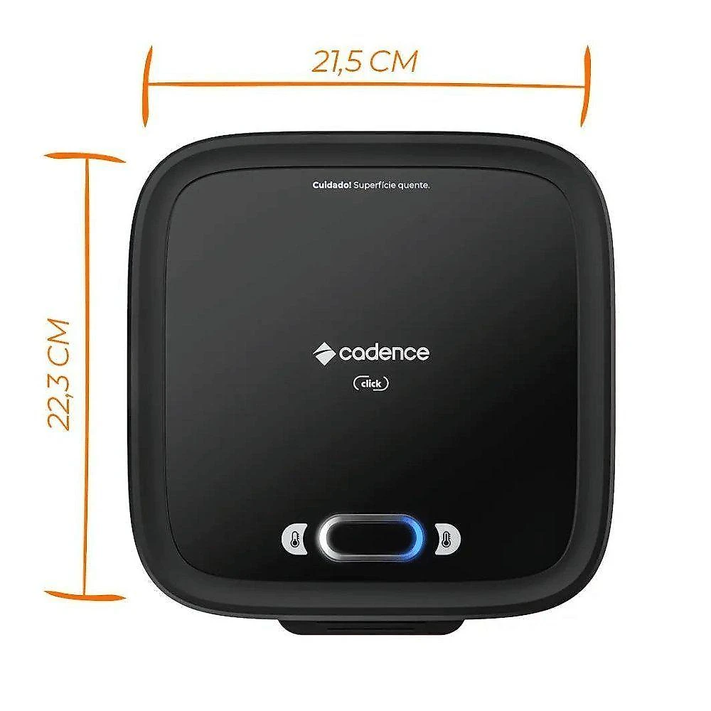 Sanduicheira Cadence San211 Mini Grill com Chapas Antiaderentes 700W 220V