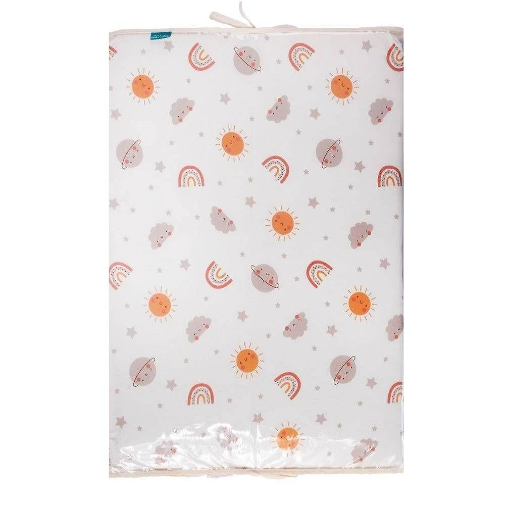 Trocador de Quarto Baby Sunshine com Tecido Percal 200 Fios 100% Algodão Branco Dona Zeze