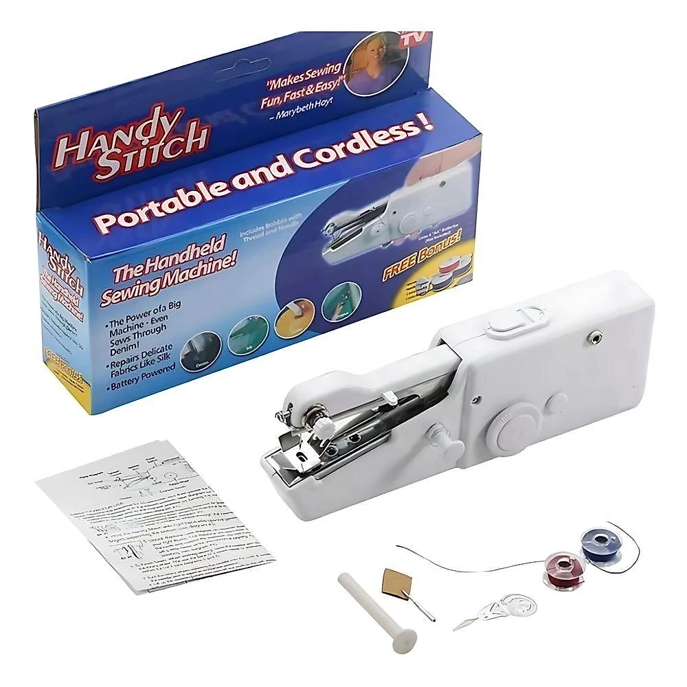 Máquina de Costura Portátil Home Design MQCT-001 Compacta para Ajustes e Consertos Diários