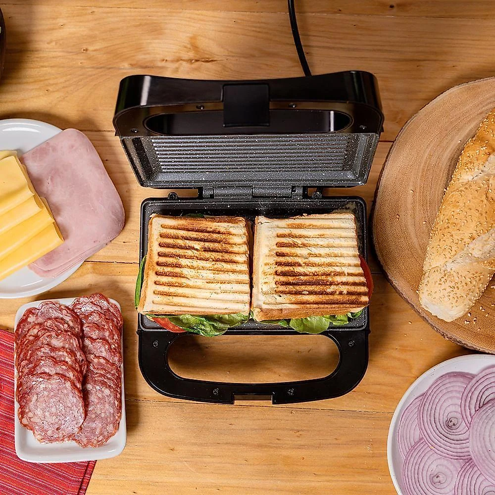 Sanduicheira Grill WAP WS750 Inox Antiaderente Preto 750W 110V