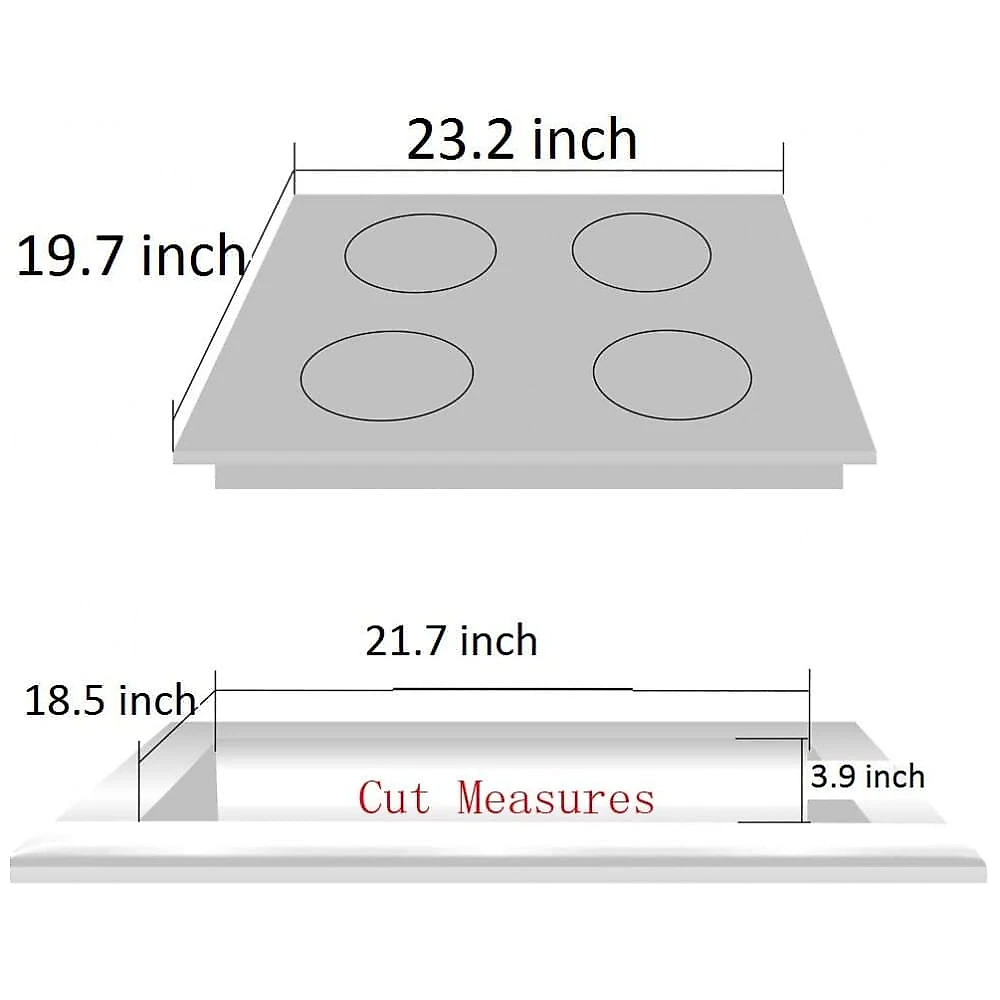 Cooktop a gás de embutir 60 cm Deli-Kit inox 4 queimadores dupla alimentação GN/GLP acendimento 110V