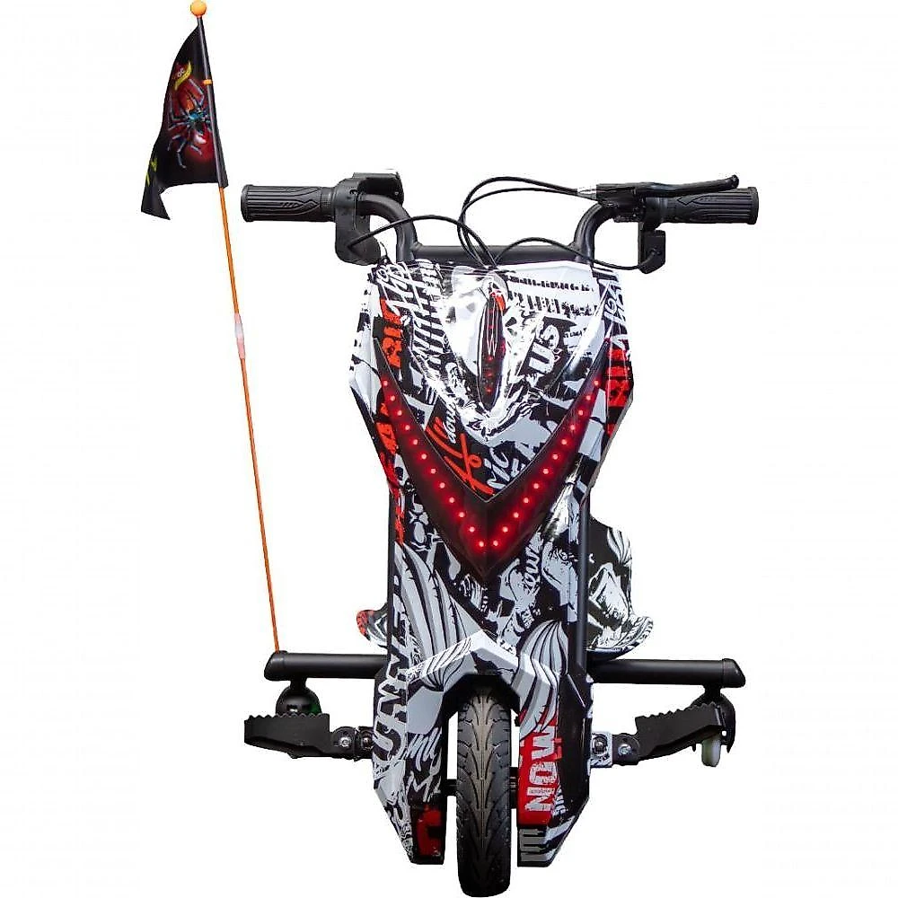 Triciclo Elétrico Drift WX-16 Wehawk Motor Brushless 350W Bateria Lítio 36V 4,4Ah Branco