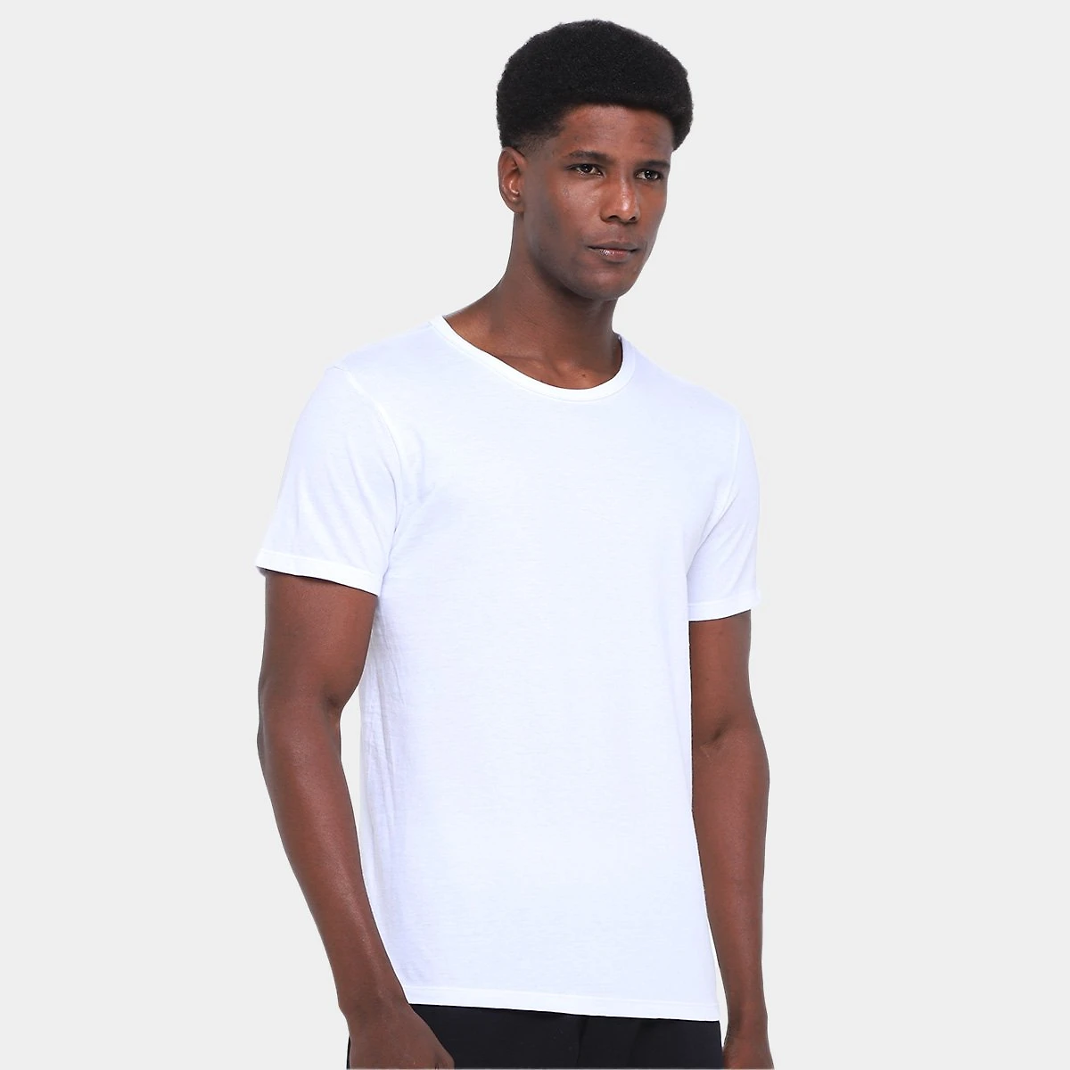 Miniatura Kit Camiseta Hering C/ 3 Peças Masculina Verde+Bege - G