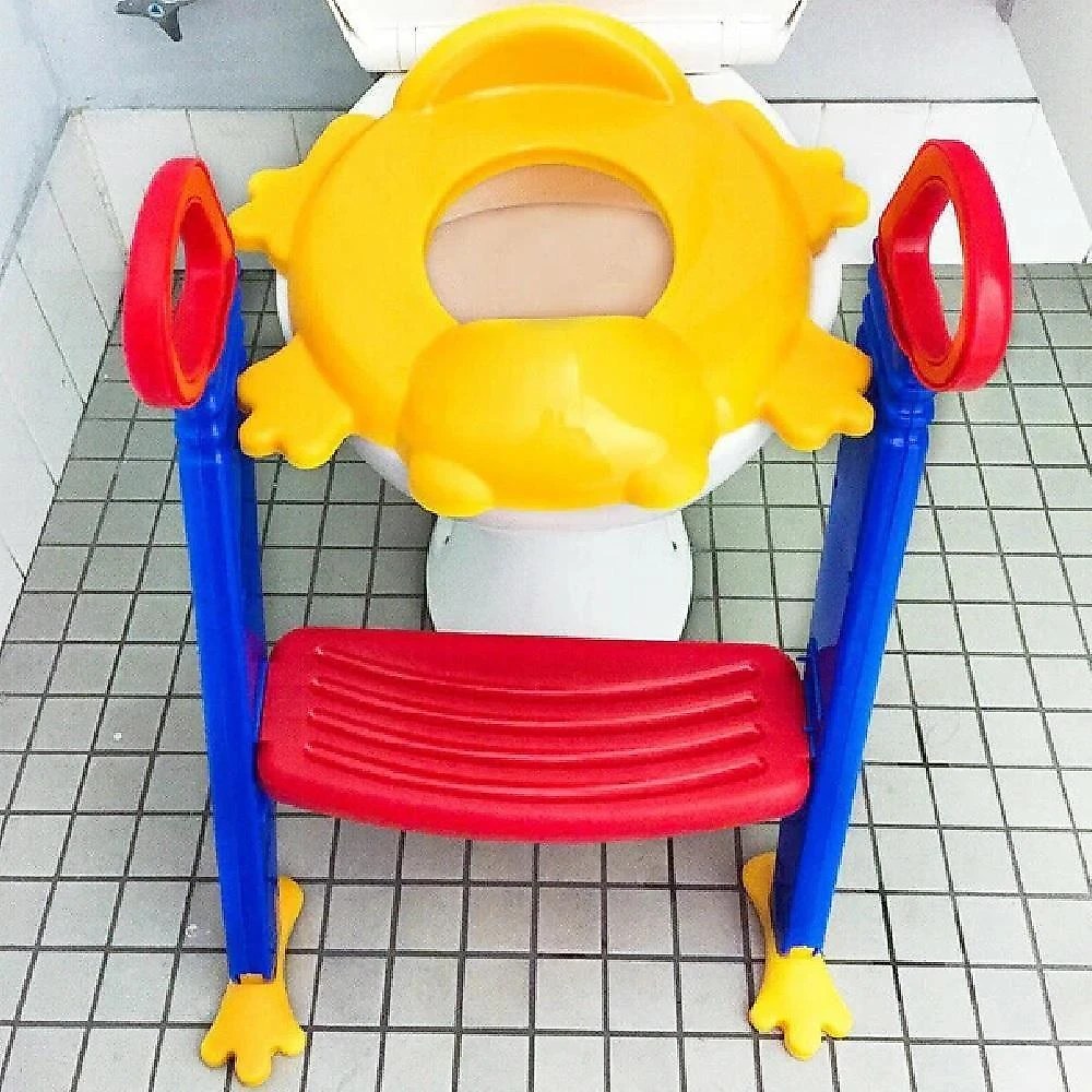 Troninho Infantil Com Escada E Assento Redutor – Desfralde Seguro E Confortável Para Crianças