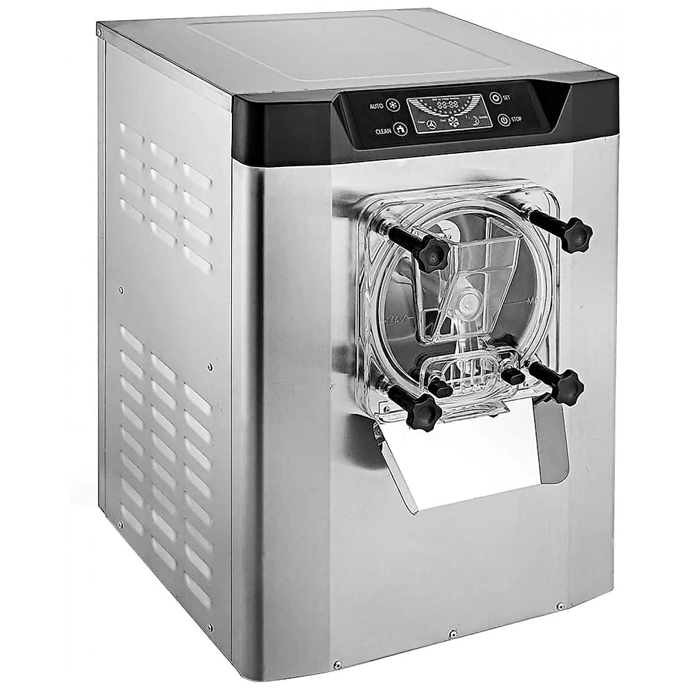 Máquina de Sorvete Comercial VEVOR 4,2L 1400W Painel LCD Auto Desligamento 20L/h 110V