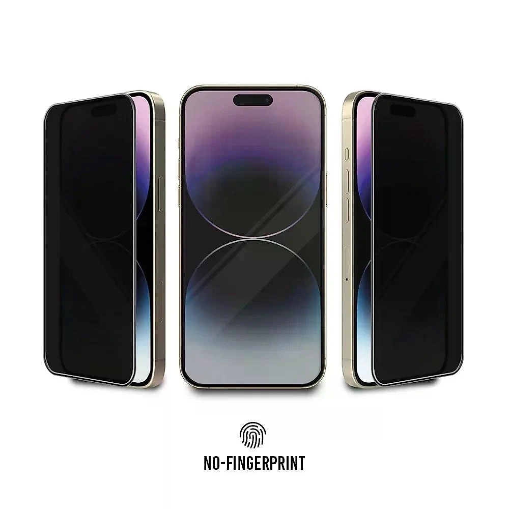 Kit Capa Symetric Preta e Película Defender Pro Privacidade para iPhone 15 Pro - Gshield