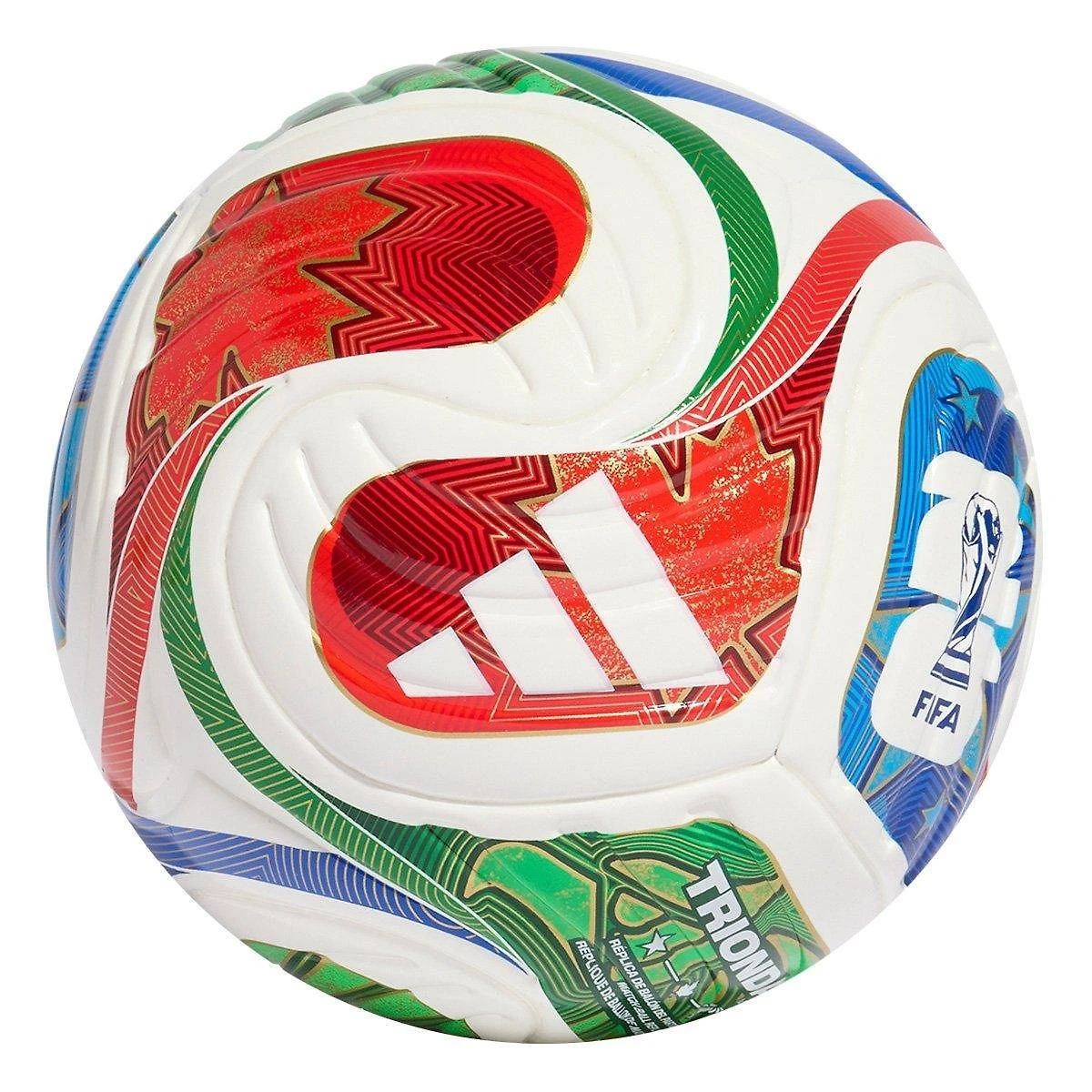 Miniatura Mini Bola Adidas Trionda Copa do Mundo 2026 Branco