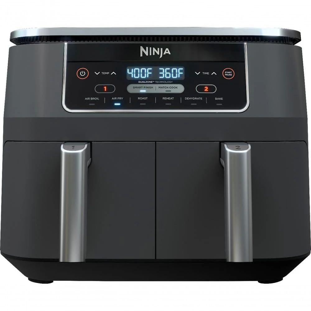 Air Fryer 7.5L Dual Zone Modelo Dz201 Cinza 110v