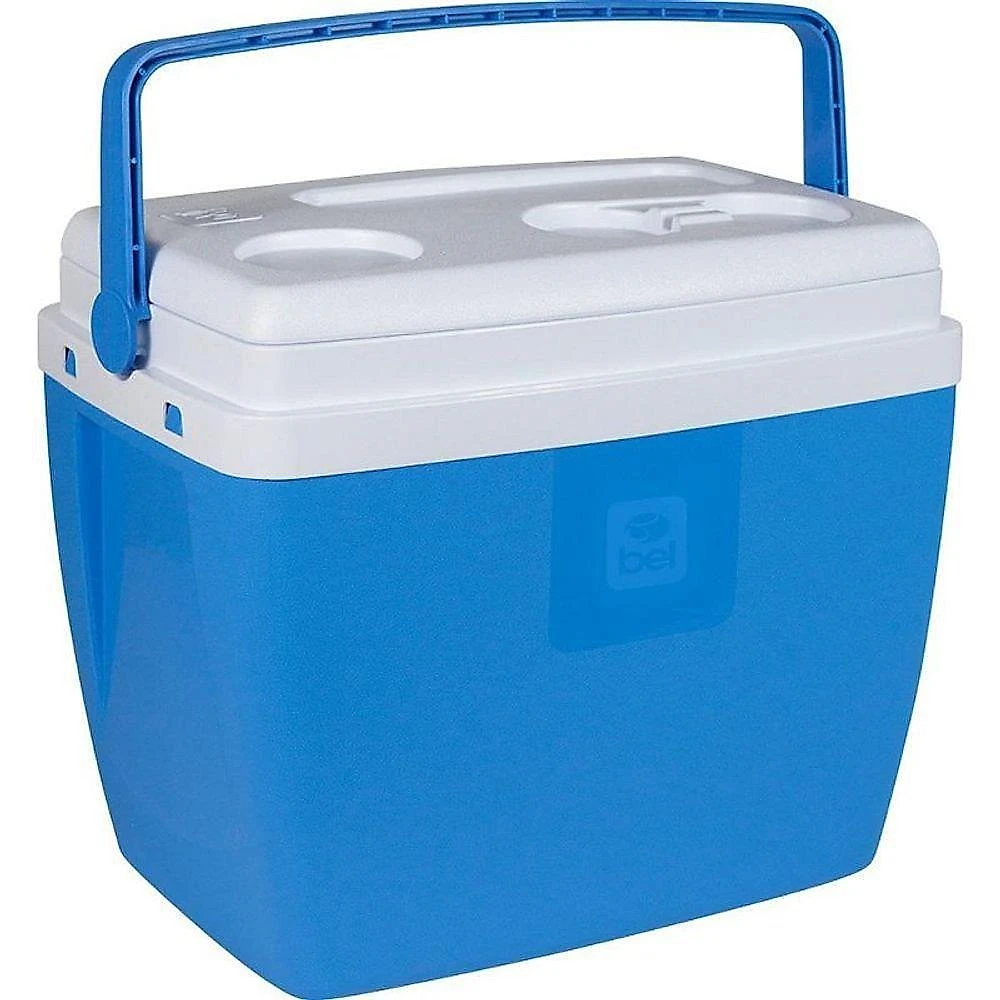 Caixa Térmica 36L com Alça Ergonômica Livre de BPA Azul Belfix