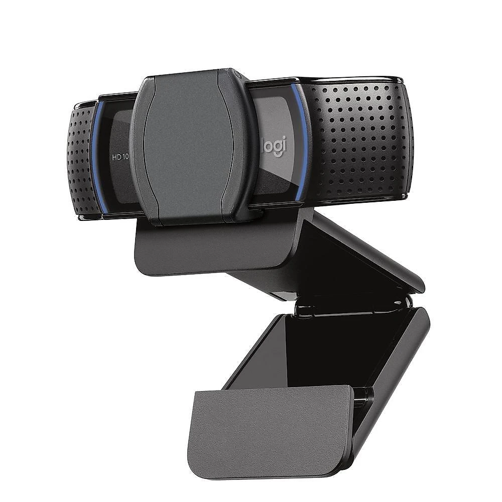 Webcam Full HD Logitech C920s com Microfone Embutido, Proteção de Privacidade, Widescreen 1080p, Compatível Logitech Capture - 960-001257