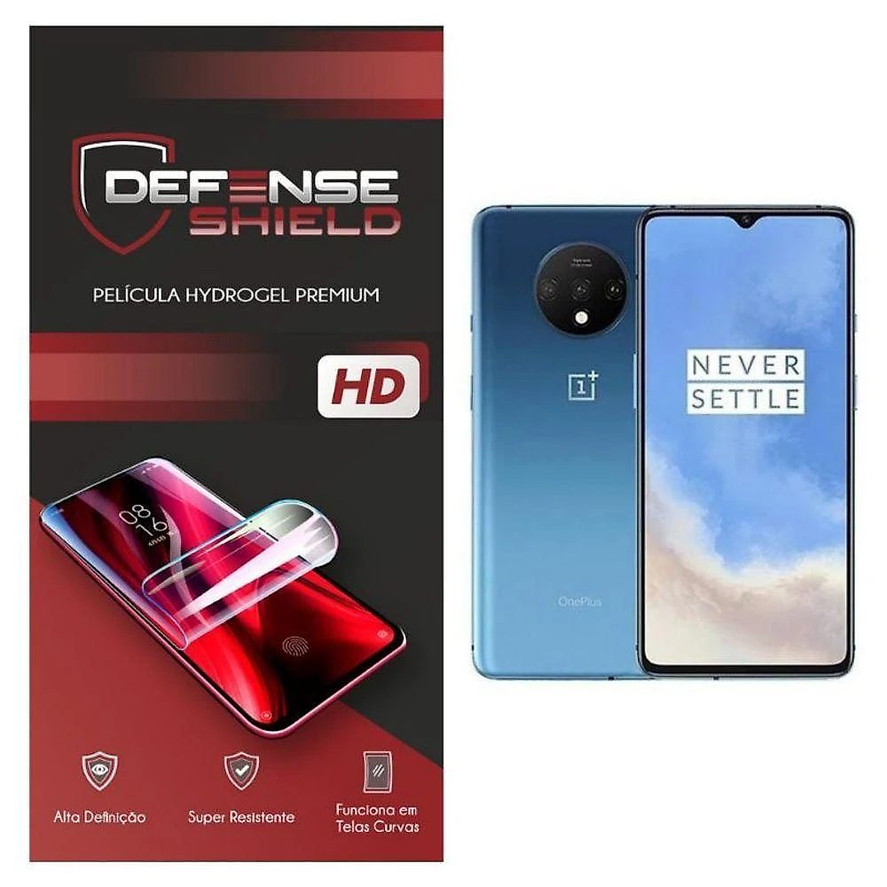 Pelicula Hydrogel Premium Para One Plus 7t Proteção Frontal + Verso Defense Shield