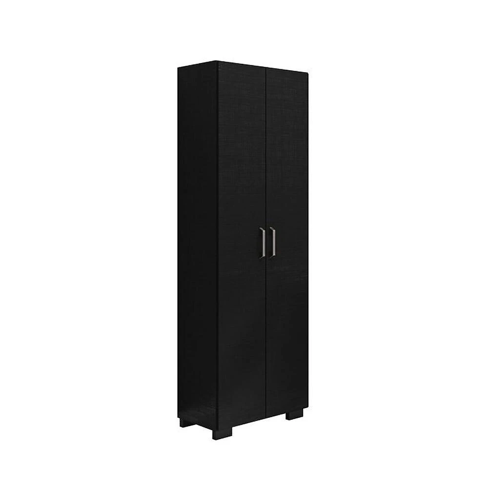 Kit 3 Peças com Escrivaninha Gávea e 2 Armários Conjunto Home Office 3 Peças com Escrivaninha Gávea e 2 Armários Preto