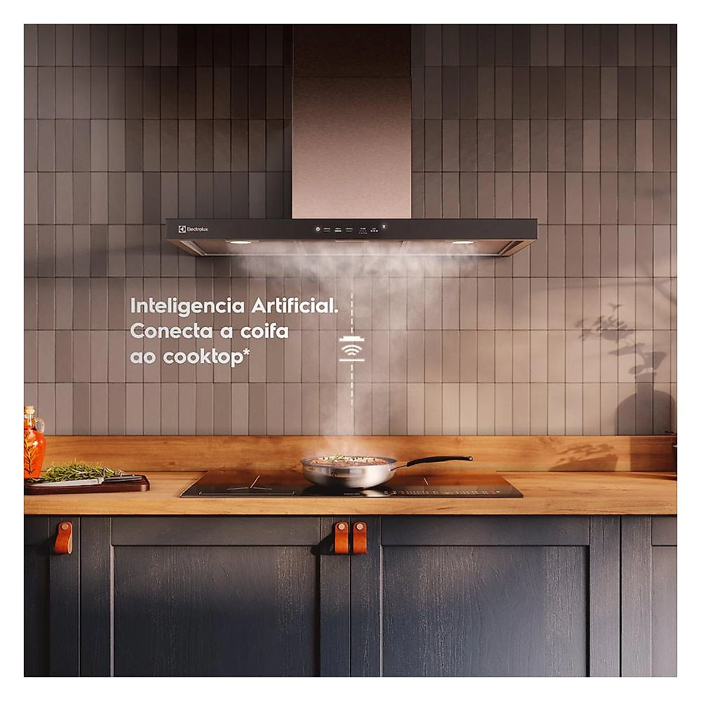 Coifa de Parede Electrolux Experience Hob2Hood 90cm Inox- CE9TF 110