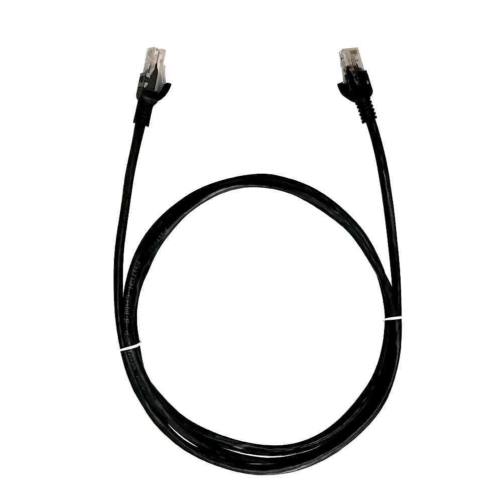 Patch Cord PC-ETHU100BK Cat5e 10M Cabo de Rede RJ45 Moldado Preto Plus Cable