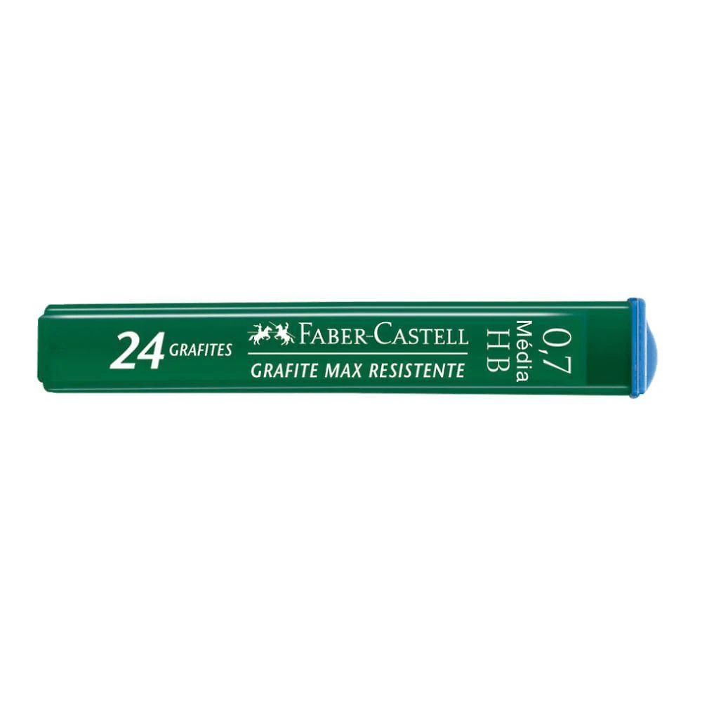 Grafite Técnico Faber-Castell Polymer HB 0.7MM Tecnologia MAX Resistente Maior Maciez Grafite