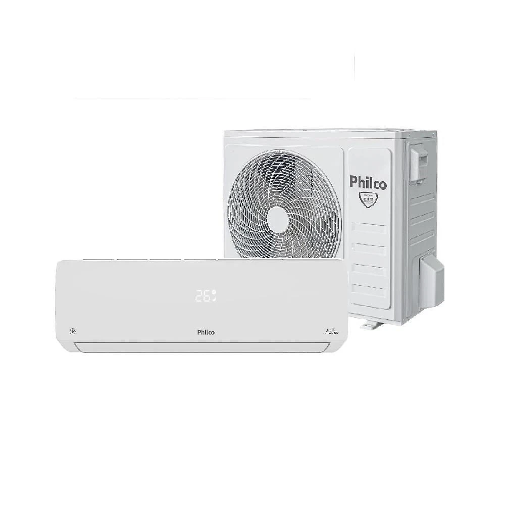 Ar Condicionado Split Philco Hi Wall Eco Inverter 30.000 Btus Quente E Frio Monofásico Branco PAC30000IQFM15 220V