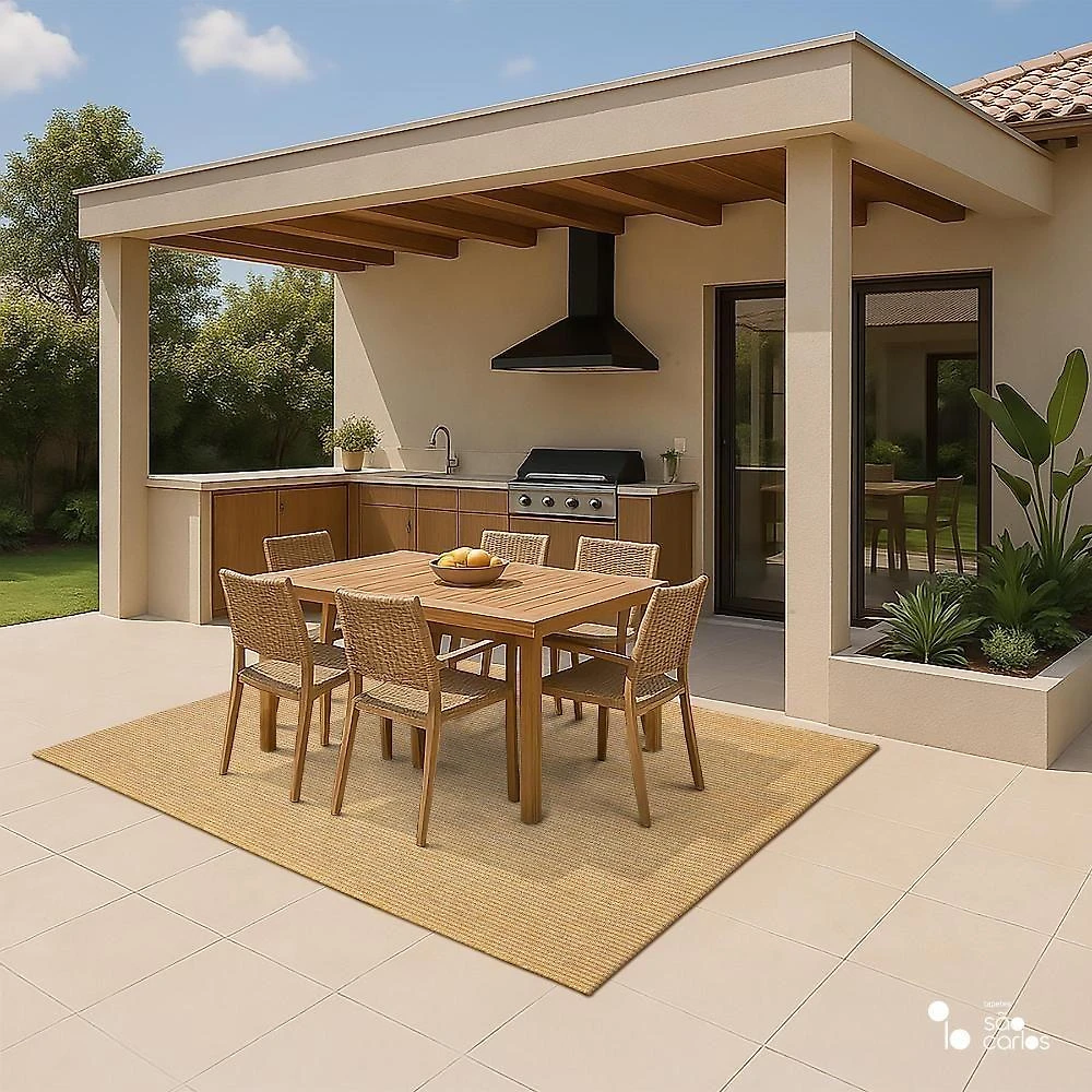Tapete Elemento Jataba 200x250cm Tapetes São Carlos
