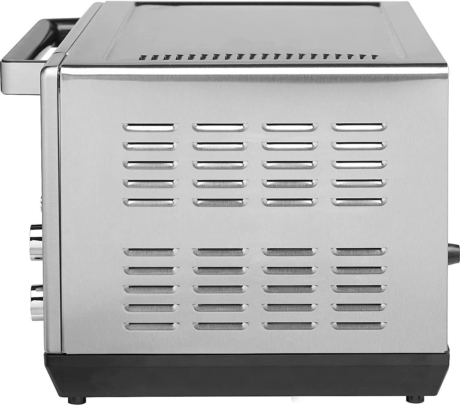 GE G9OCAASSPSS Calrod Convection Toaster Oven Large Capacity Fits 9x11 7 Cook Modes Includes Baking Rack Pan Tongs e Drip Stainless Steel