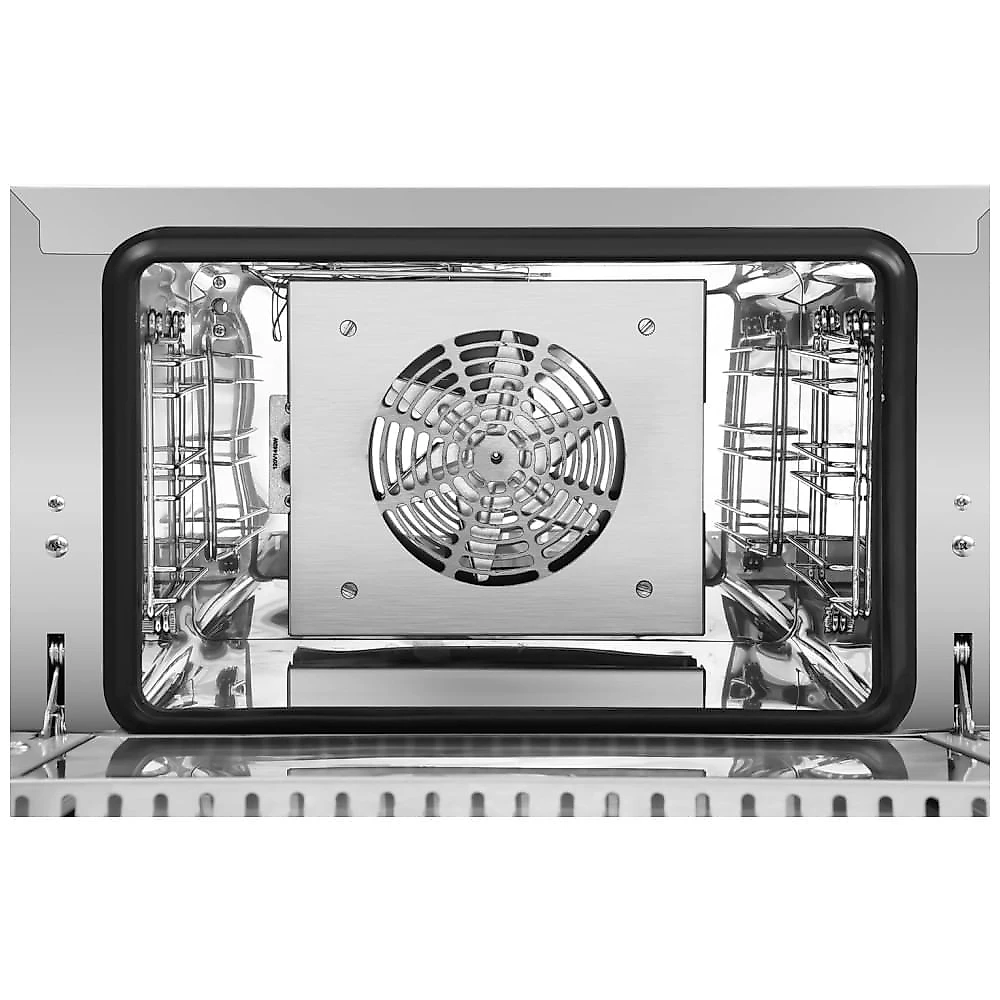 Forno de Convecção de Bancada KoolMore para Assadeiras de Tamanho Quarto com 3 Grelhas 1440W de Potência em Aço Inoxidável,