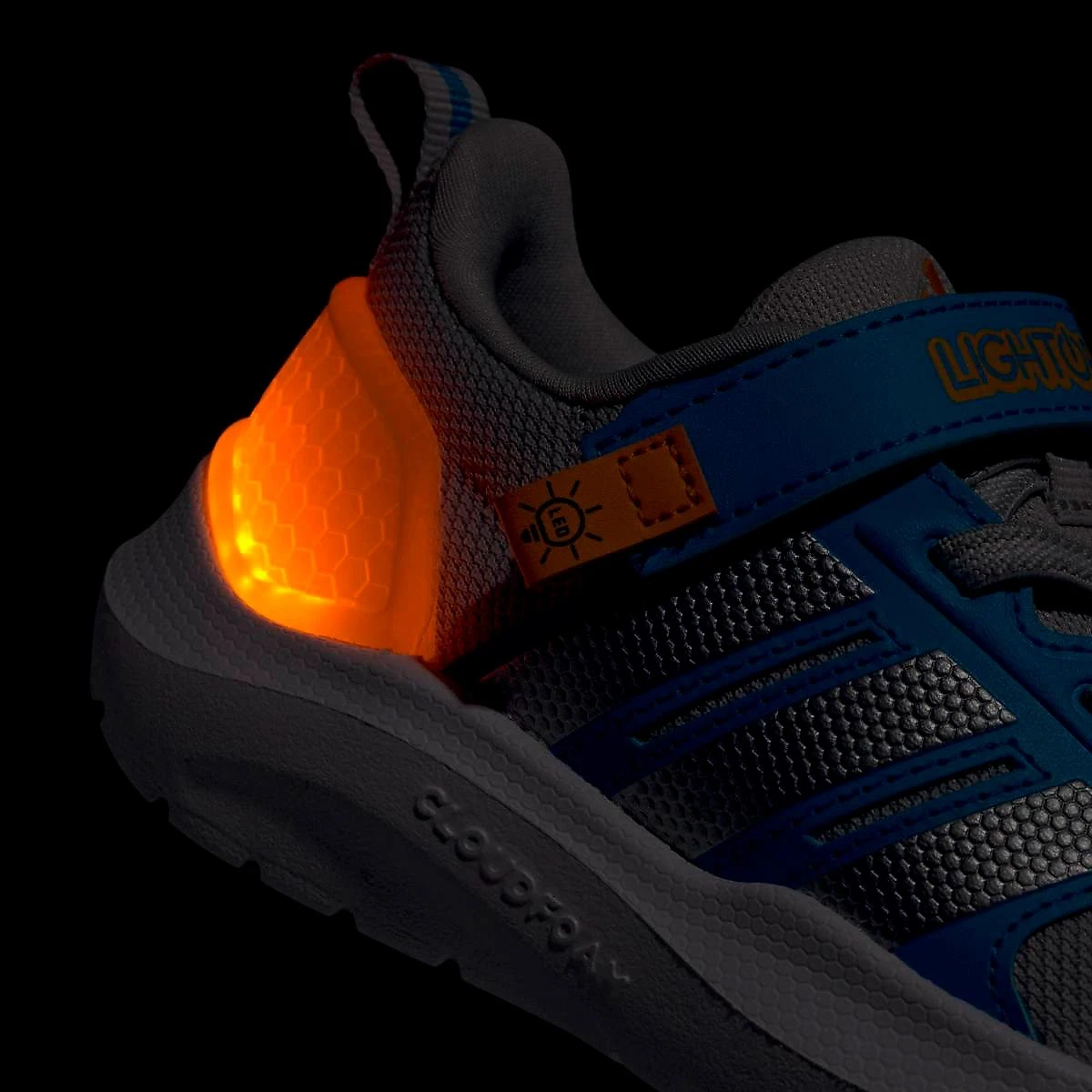 Tênis Infantil Adidas Lightorama Cinza+Azul - 18