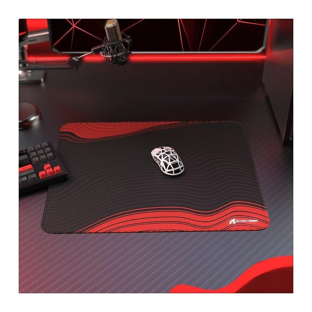 Mousepad Gamer Attack Shark, Black Red-Contour Line - CCM02