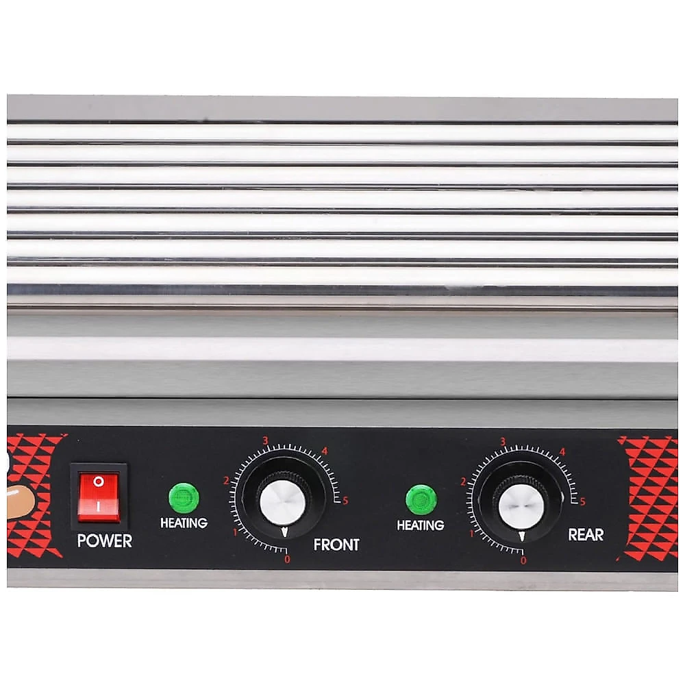 Máquina de Hot Dog Antiaderente até 18un Por Vez em Aço Inoxidável, 110V, Great Northern Popcorn, Prata